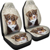 Miniature American Shepherd Print Car Seat Covers