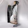 Lovely Chinese Hamster Print Hooded Blanket