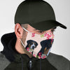 Three Greater Swiss Mountain Dog Print Face Mask