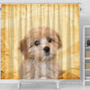 Lovely Cavapoo Print Shower Curtains