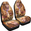 Cute Bordeaux Mastiff Print Custom Car Seat Covers