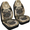 Cute Pug Print Car Seat Covers