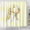 Bracco Italiano Dog Print Shower Curtain