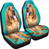 Bloodhound Dog Print Car Seat Covers