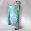 Cockatoo Parrot Print Hooded Blanket