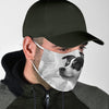 Lovely Rat Terrier On White Print Face Mask