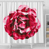 Rose Watercolor Art Print Shower Curtains