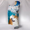 Akita Inu Print Hooded Blanket