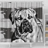 South African Mastiff (Boerboel) Dog Print Shower Curtain