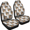 Australian Shepherd Dog Pattern Print Car Seat Covers