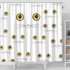 Cute Cats Eyes Print Shower Curtain