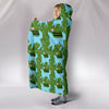 Golden Retriever Dog Pattern Print Limited Edition Hooded Blanket