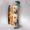 Cute Labrador Retriever Print Hooded Blanket