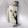 Persian Cat Print Hooded Blanket