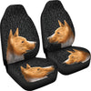 Cute Basenji Dog Print Car Seat Covers