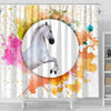 Lipizzan Horse Print Shower Curtain