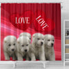 Central Asian Shepherd Dog Print Shower Curtain