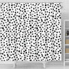 Dalmatian Dog Skin Print Shower Curtains