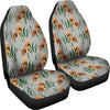 Bloodhound Dog Patterns Print Car Seat Coves