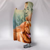 Lovely Nova Scotia Duck Tolling Retriever Dog Print Hooded Blanket