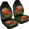 Bullfinch Bird Print Car Seat Covers