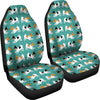 Toy Fox Terrier Dog Pattern Print Car Seat Covers