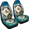 Alaskan Malamute Print Car Seat Covers