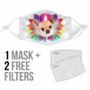 Cute Chihuahua Dog Print Face Mask