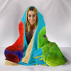 Eclectus Parrot Print Hooded Blanket