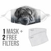 Lovely Neapolitan Mastiff Print Face Mask