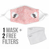 African Grey Parrot Print Face Mask