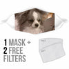 Papillon Print Face Mask