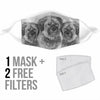 Tibetan Terrier Print Face Mask- Limited Edition