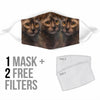 Lovely Lykoi Cat Print Face Mask