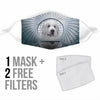 Great Pyrenees Print Face Mask