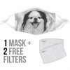 Lovely Japanese Chin Print Face Mask