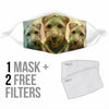 Welsh Terrier Print Face Mask