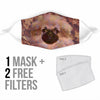 Pekingese Print Face Mask