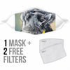 Amazing Nebelung Cat Print Face Mask