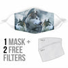 Amazing Alaskan Malamute Print Face Mask