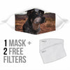 Lovely Australian Cattle Dog Print Face Mask