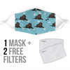 Barbet Dog Patterns Print Face Mask