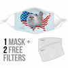 Persian Cat Print Face Mask