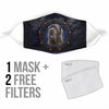 Cute Neapolitan Mastiff Print Face Mask