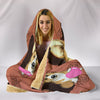 Pembroke Welsh Corgi Love Print Hooded Blanket