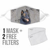 Belgium Tervuren Dog Print Face Mask