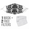 Papillon In Lots Print Face Mask