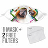 Catalina Macaw Print Face Mask