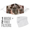 Lovely Cairn Terrier Print Face Mask