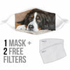 Bernese Mountain Dog Print Face Mask